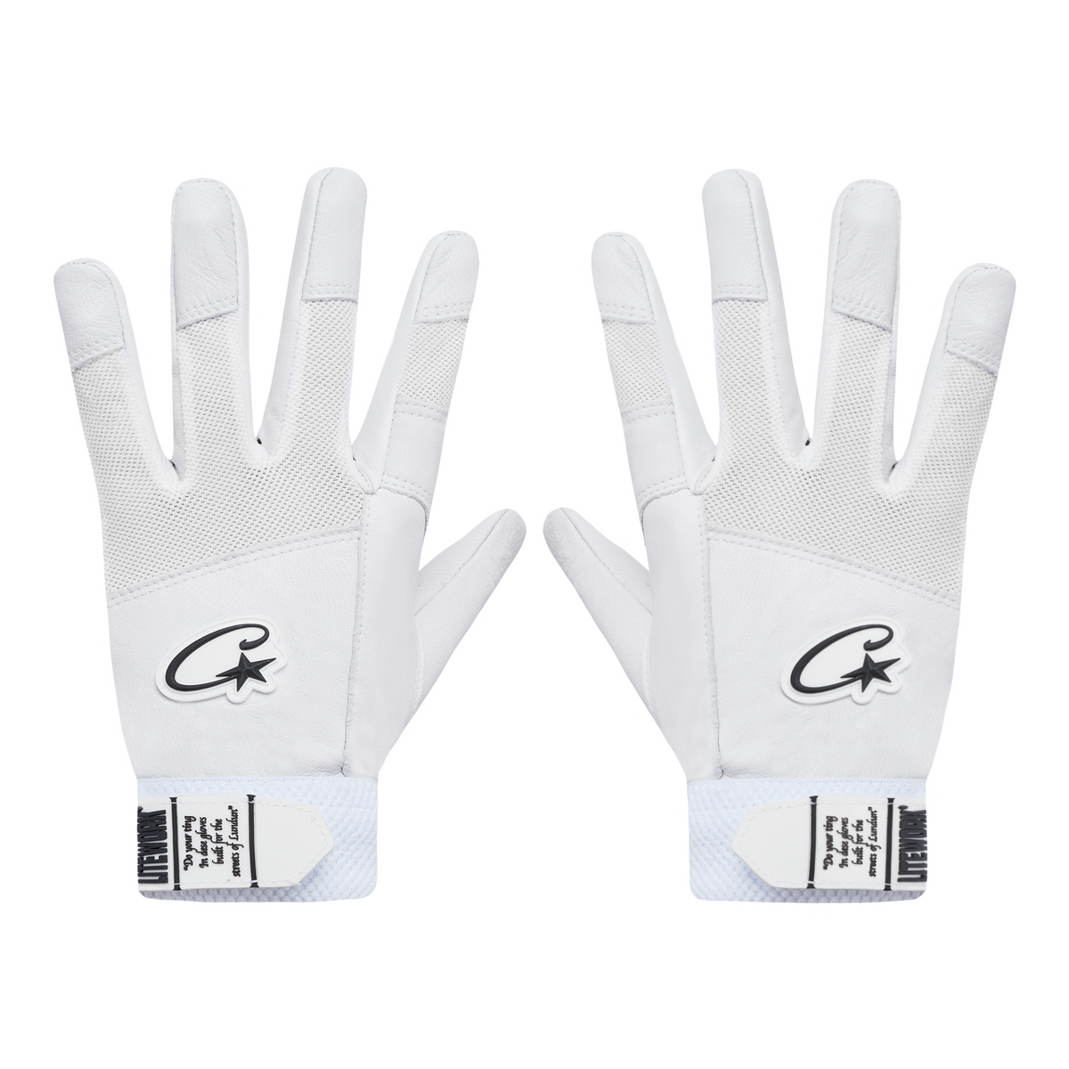 LEATHER GLOVES [WHITE]