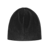2 TONE RIBBED KNIT BEANIE [BLACK]