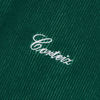 2 TONE RIBBED KNIT ZIP UP [GREEN]