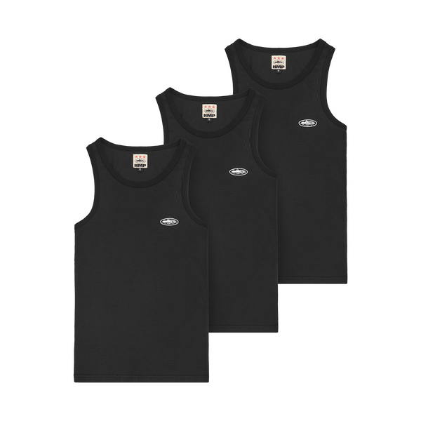 HMP ESSENTIALS TANK TOP [3PK] [BLACK]