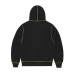 ALCATRAZ CONTRAST HOODIE [BLACK / YELLOW]