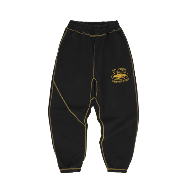 ALCATRAZ CONTRAST SWEATPANT [BLACK / YELLOW]