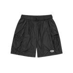 ALCATRAZ NYLON PATCH SHORTS [BLACK]