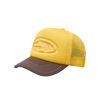 ISLAND OUTLINE TRUCKER HAT [GOLD/BROWN]