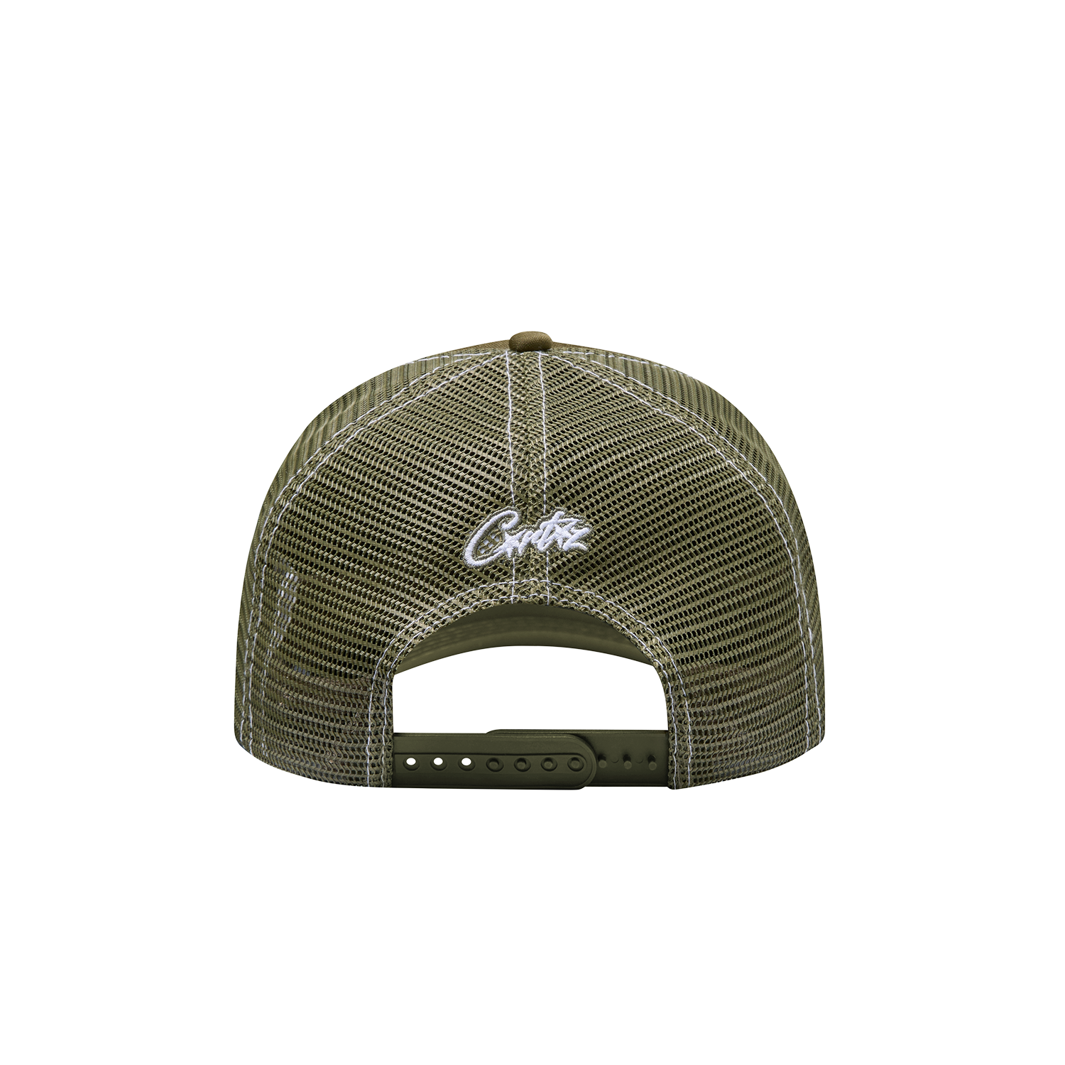 ISLAND OUTLINE TRUCKER HAT [OLIVE]