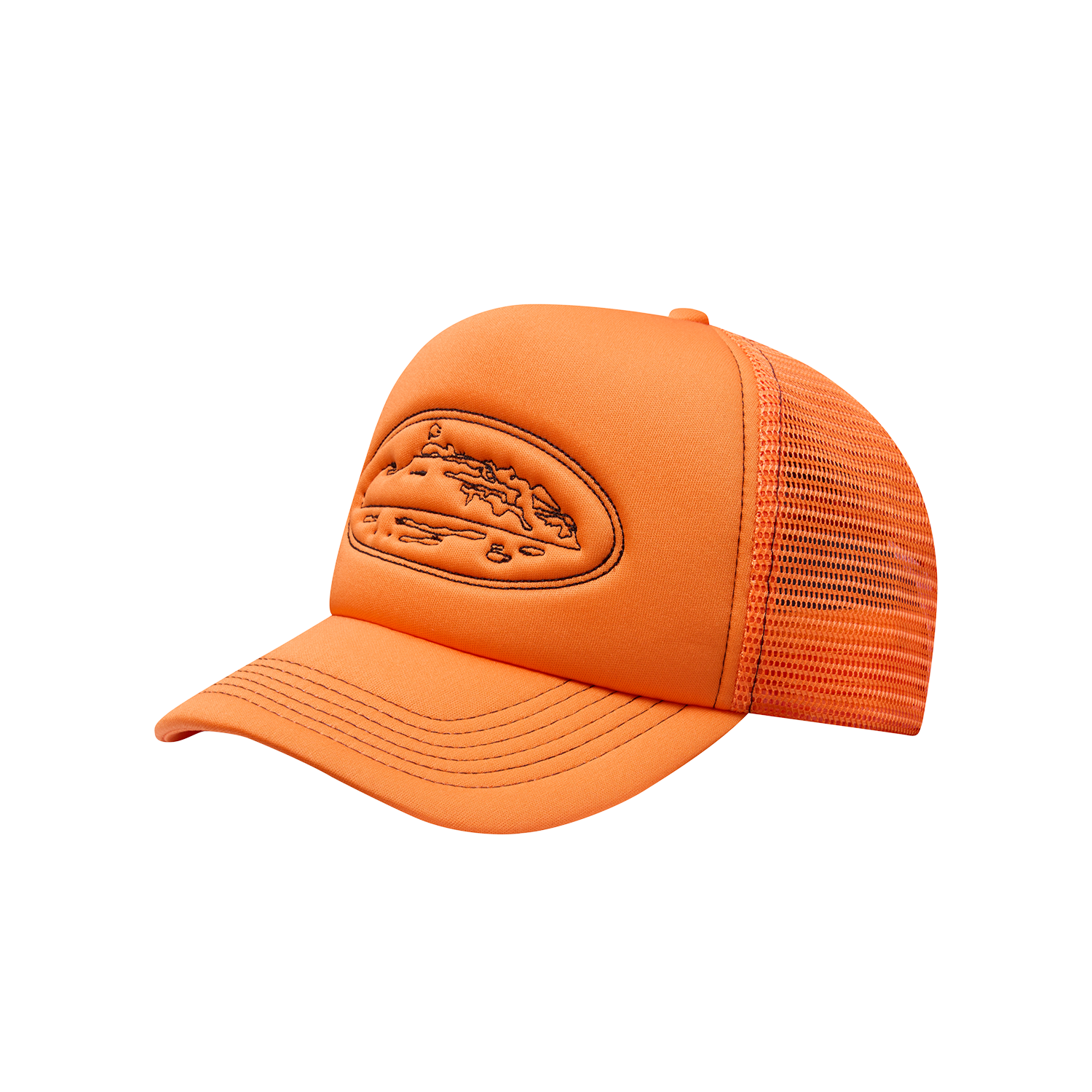 ISLAND OUTLINE TRUCKER HAT [ORANGE]