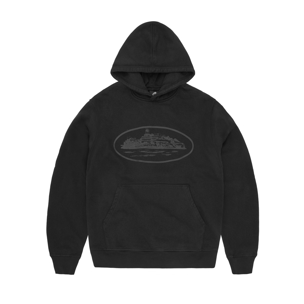 ALCATRAZ HOODIE 2025 [BLACK / BLACK]
