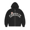 ARCH SHIELD ZIP HOODIE [BLACK]