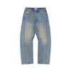 ARDWEAR PANEL BAGGY JEANS [WASHED INDIGO]