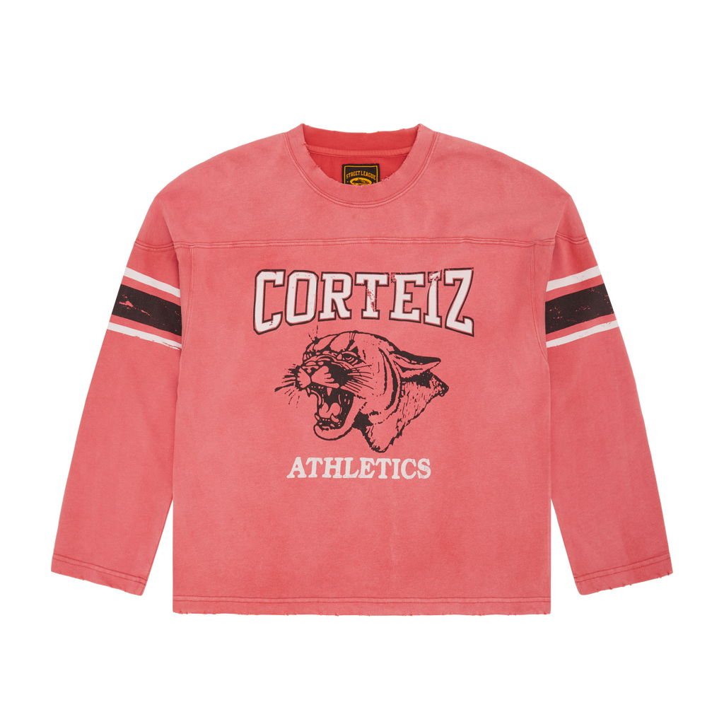 ATHLETICS HEAVYWEIGHT LS TOP [RED]