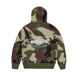 ALCATRAZ HEAVY KNIT ZIP HOODIE [CAMO]