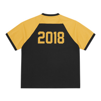 ALCATRAZ EAGLE RAGLAN TEE [BLACK/YELLOW]