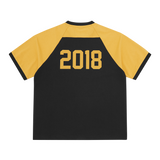 ALCATRAZ EAGLE RAGLAN TEE [BLACK/YELLOW]