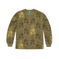 MENS TIGER WAFFLE LONGSLEEVE [KHAKI]