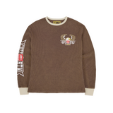 DIPSET WAFFLE LONGSLEEVE [WASHED BROWN]