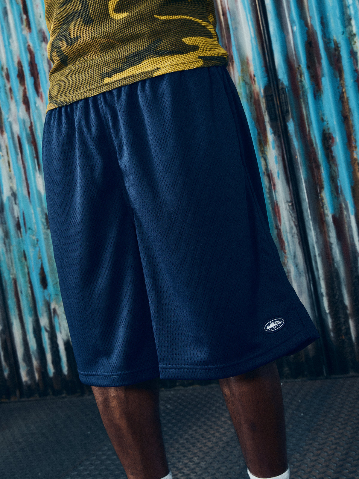 MINI ISLAND MESH SHORT [NAVY]