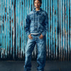 HANDWRITTEN DENIM JACKET [MIDWASH INDIGO]