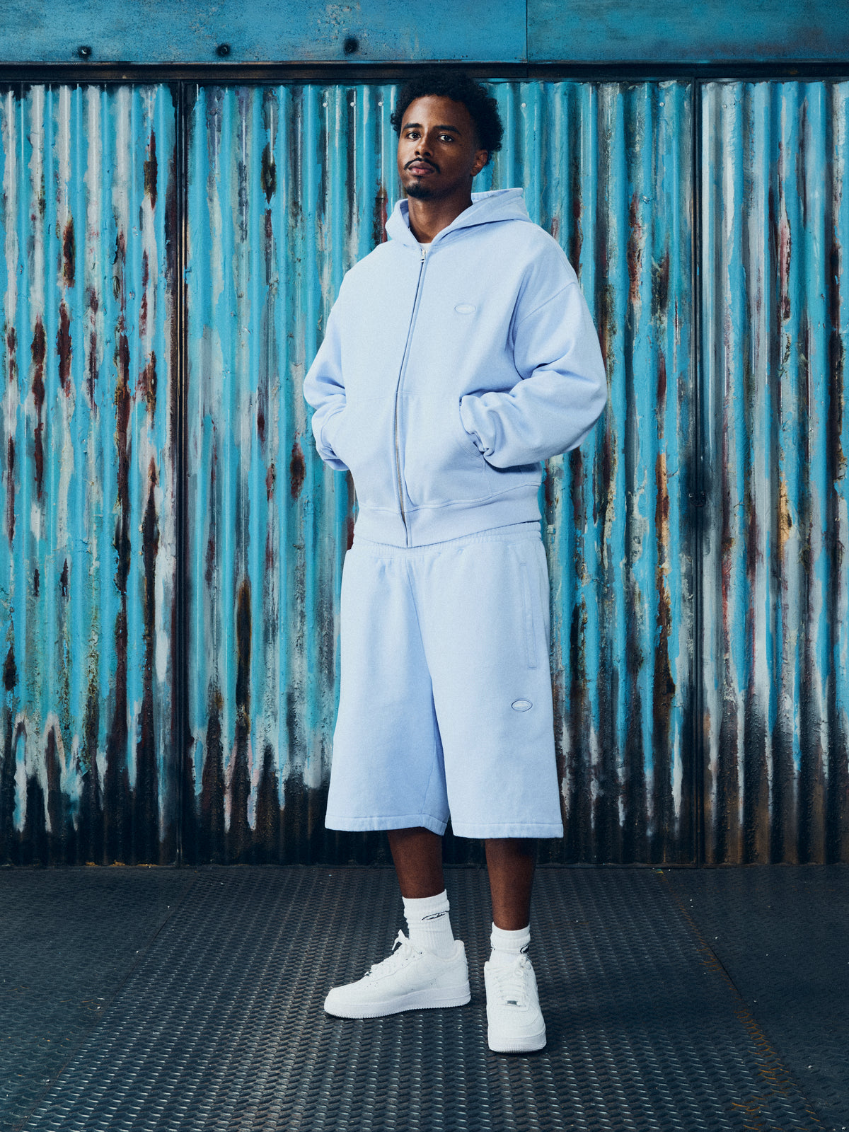 MINI ISLAND SWEATSHORT [BABY BLUE]