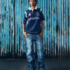 ALPINE POLO SHIRT [RSLM NAVY]