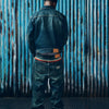 CROSS-STITCH DENIM JEANS [WASHED INDIGO]