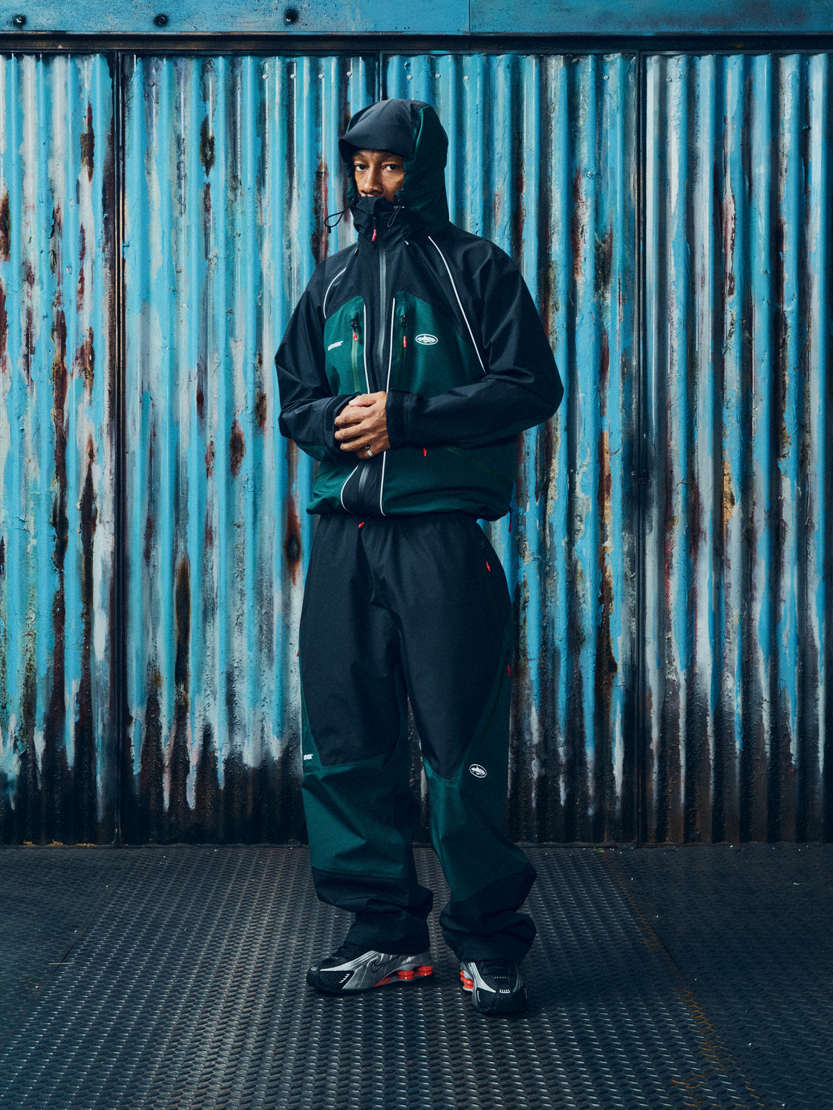 ELITEWORK™ APEX SHELL PANT [BLACK/GREEN]