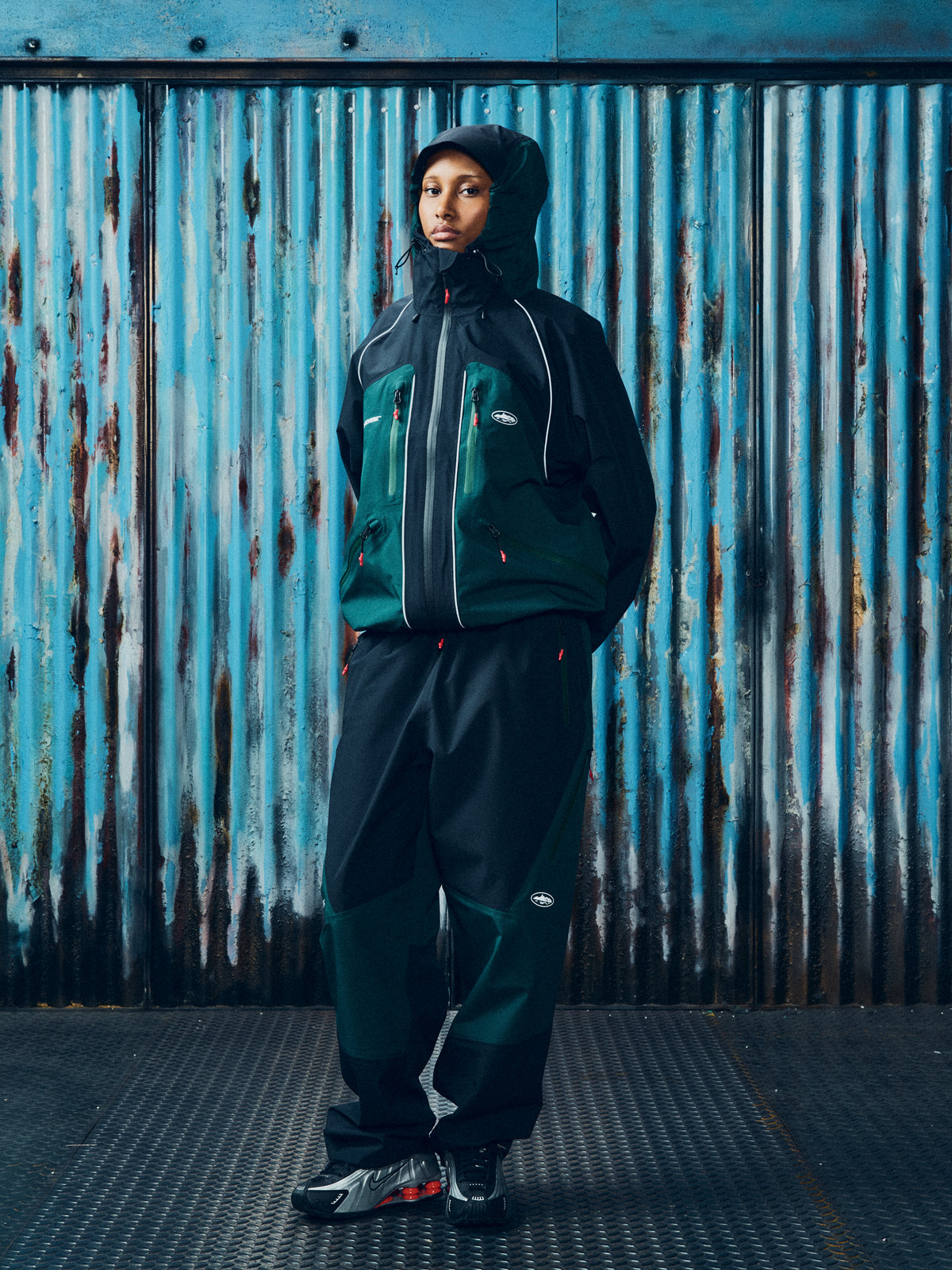 ELITEWORK™ APEX SHELL PANT [BLACK/GREEN]