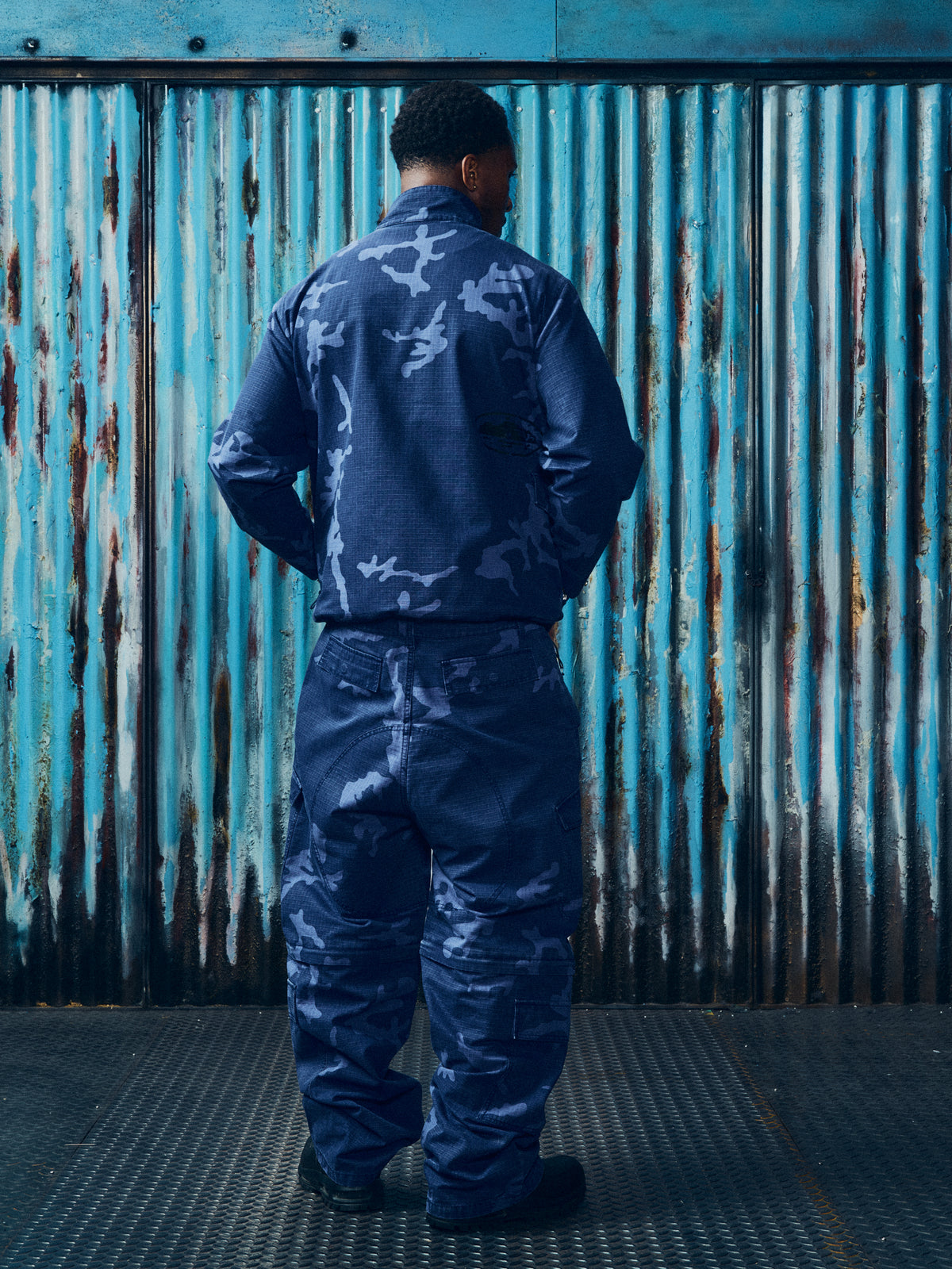 GUERILLAZ FIELD JACKET [INDIGO CAMO]