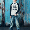 LEAD RAGLAN LS [BLACK]