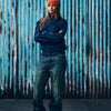 VVS RIB KNIT ZIP UP [NAVY]