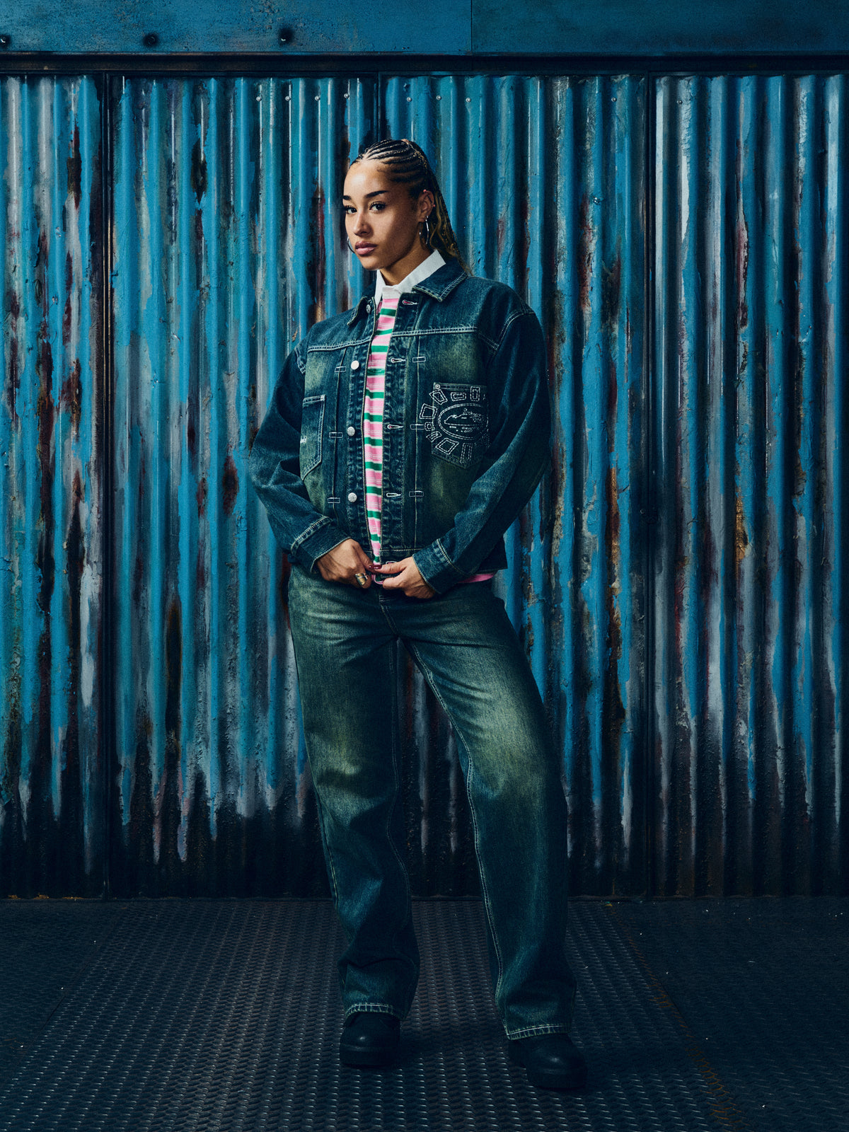 ALWEIZ DENIM JACKET [VINTAGE INDIGO]