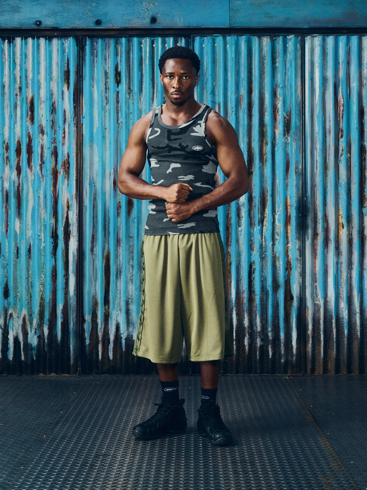 HMP CLASSIC TANK TOP [BLACK CAMO]