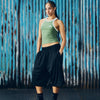 WOMENS CLASSIC TANK TOP [OLIVE/WHITE]