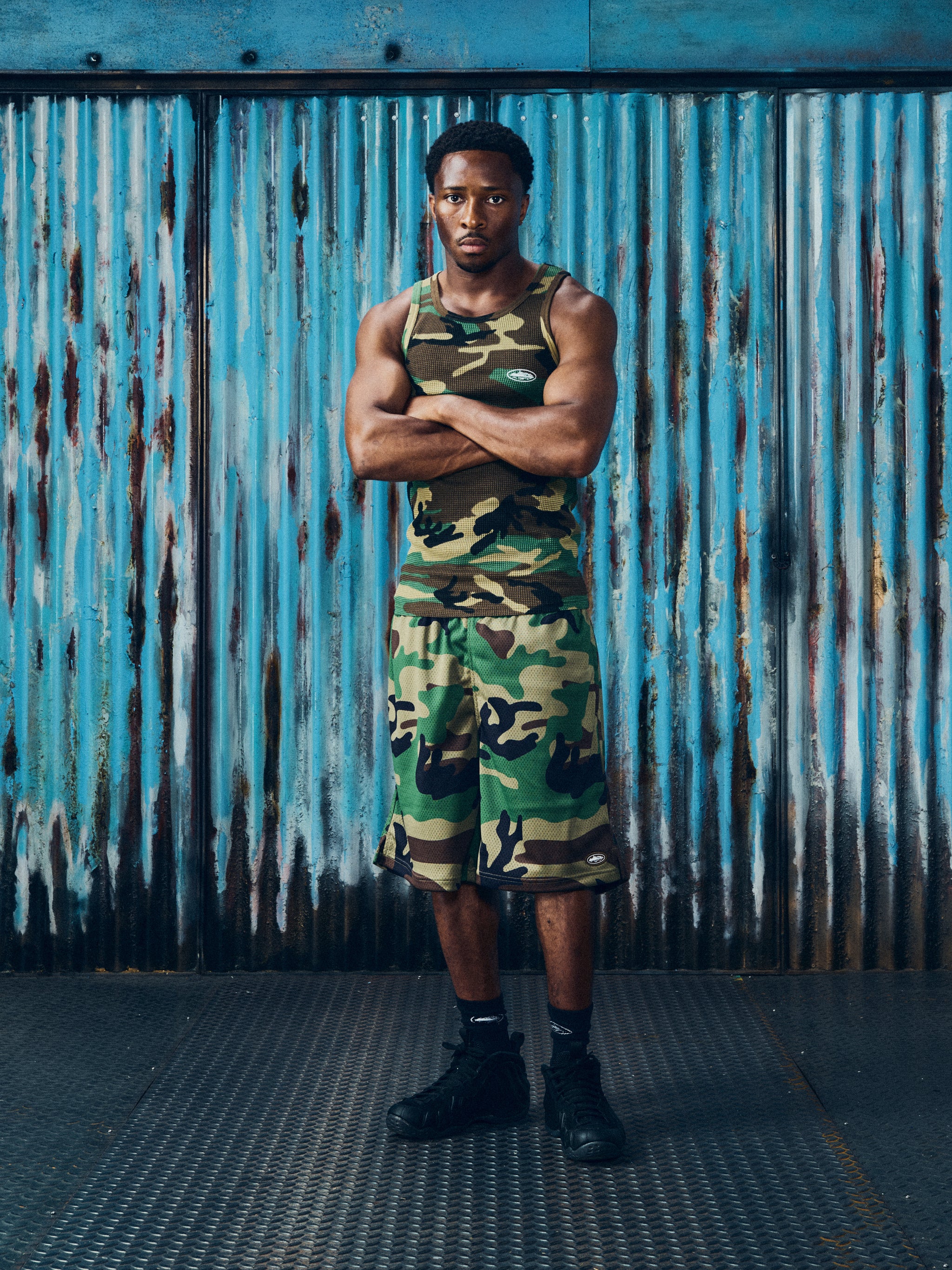 HMP CLASSIC TANK TOP [WOODLAND CAMO]