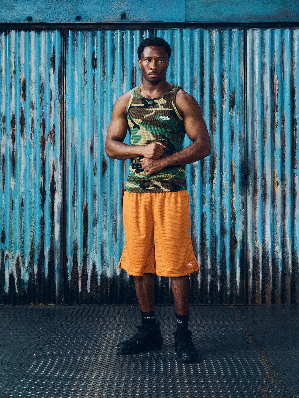 MINI ISLAND MESH SHORT [ORANGE]
