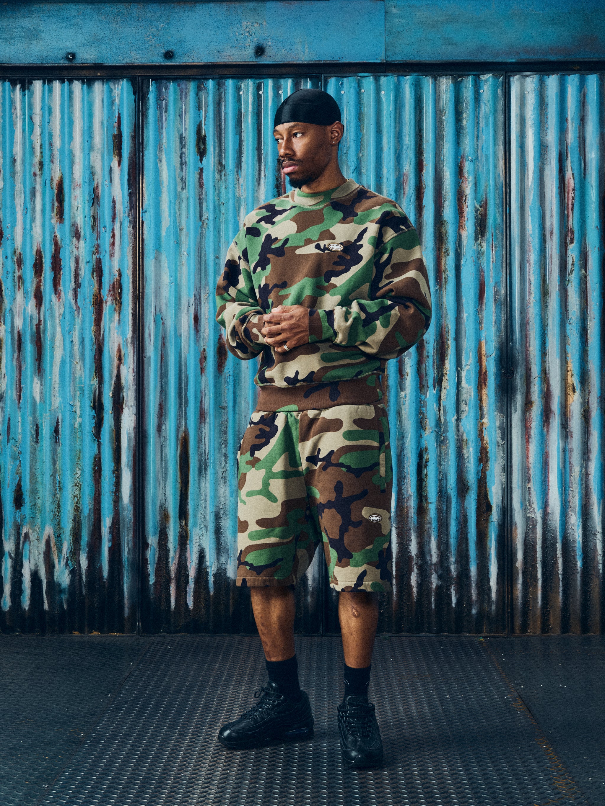 MINI ISLAND CREWNECK [WOODLAND CAMO]