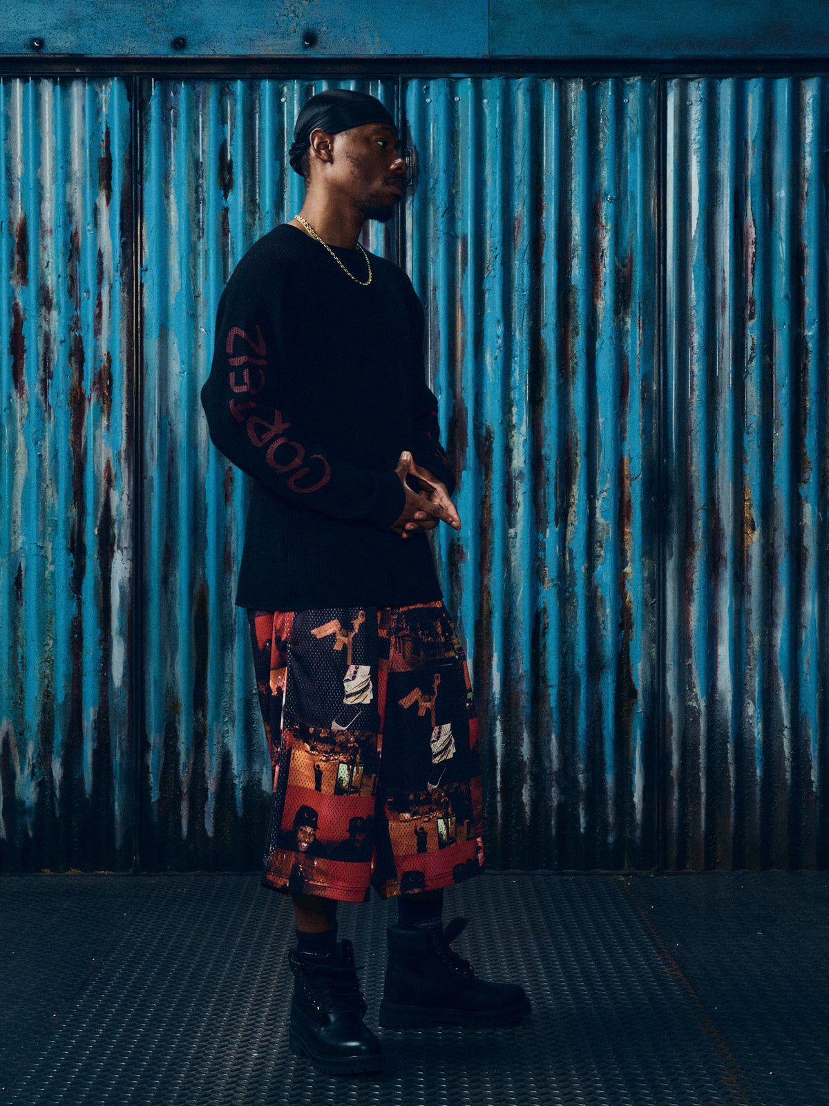 IT AIN'T SAFE WAFFLE THERMAL [BLACK]