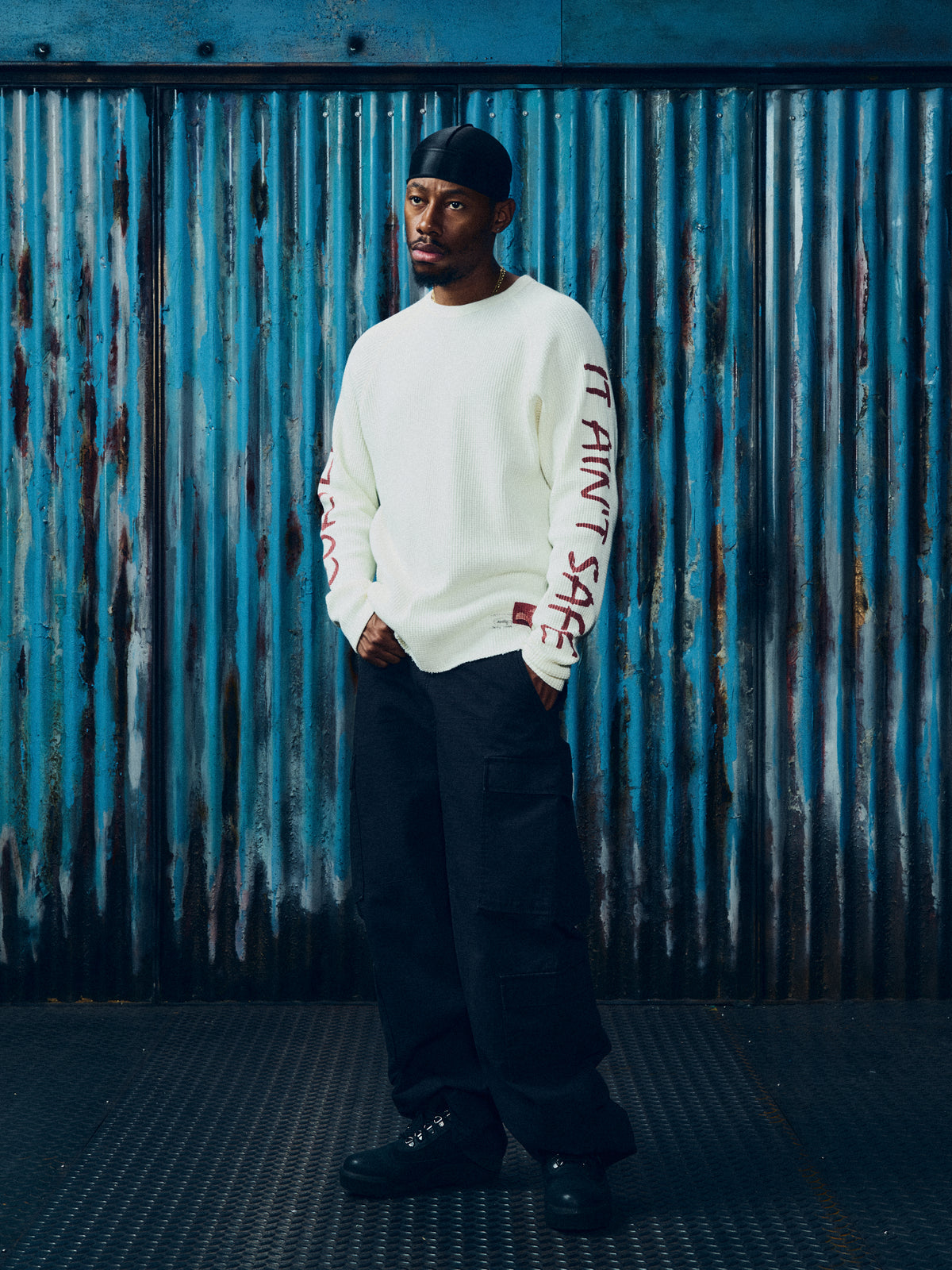 IT AIN'T SAFE WAFFLE THERMAL [CREAM]