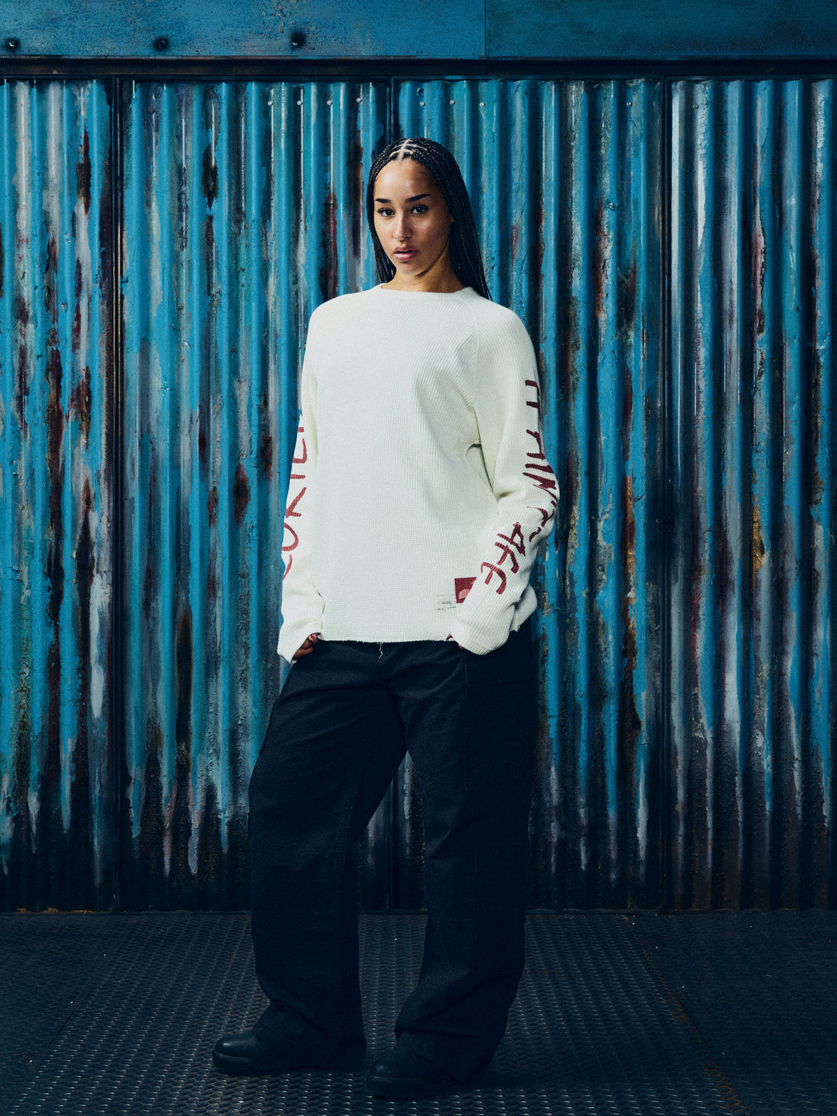 IT AIN'T SAFE WAFFLE THERMAL [CREAM]