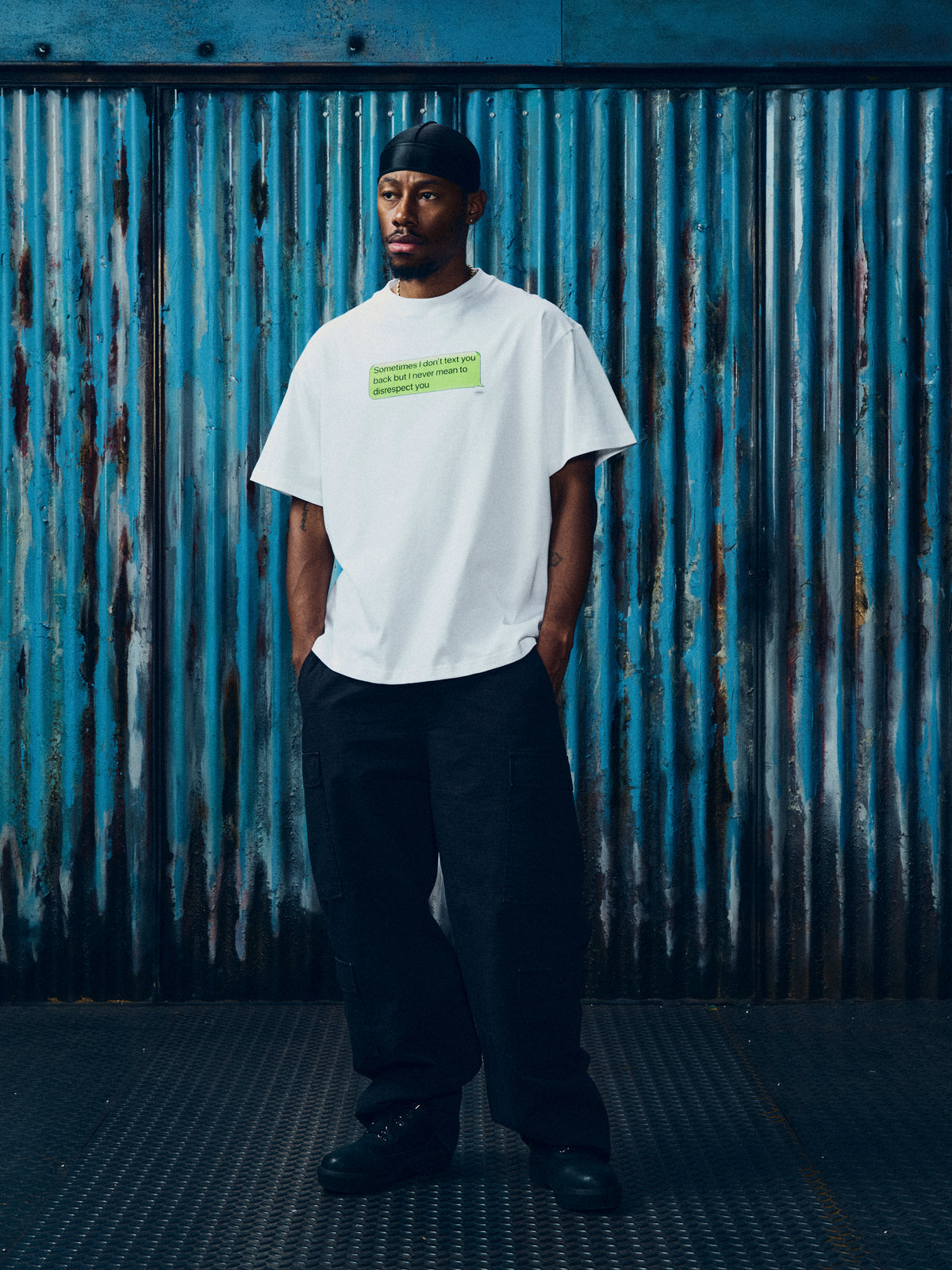 TEXT ME BACK TEE [WHITE]