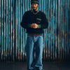 GIANNI KNIT POLO SWEATER [BLACK]