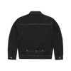 CREST CHAINSTITCH DENIM TRUCKER [WASHED BLACK]