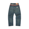 CROSS-STITCH DENIM JEANS [WASHED INDIGO]