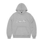 SATIN ALLSTARZ APPLIQUÉ HOODIE [GREY]