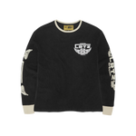 GASOLINA WAFFLE LONGSLEEVE [BLACK]