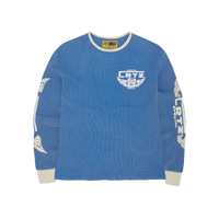 GASOLINA WAFFLE LONGSLEEVE [BLUE]