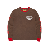 GASOLINA WAFFLE LONGSLEEVE [BROWN]