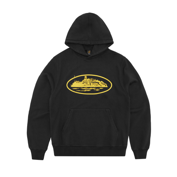 ALCATRAZ HOODIE V2 [BLACK & YELLOW]