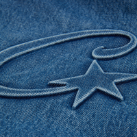 EMBOSSED C-STAR DENIM WORK JACKET [BLUE]