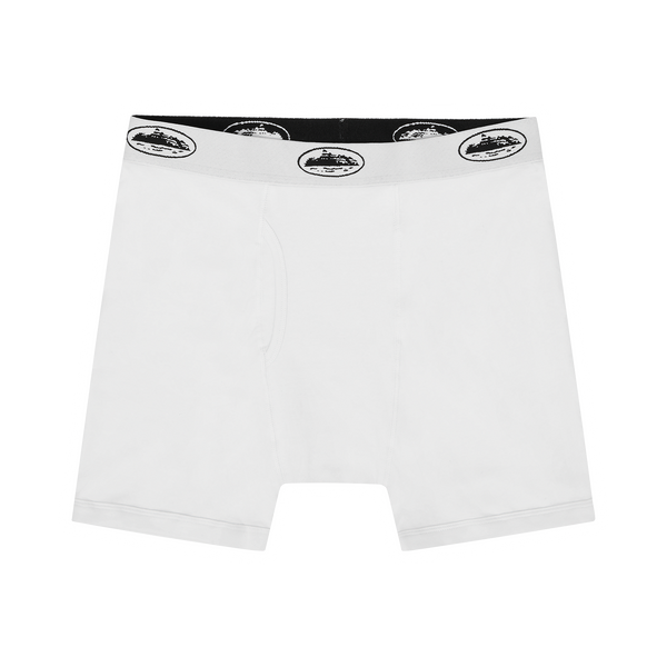 WHITE ALCATRAZ BOXERS [3 PACK]