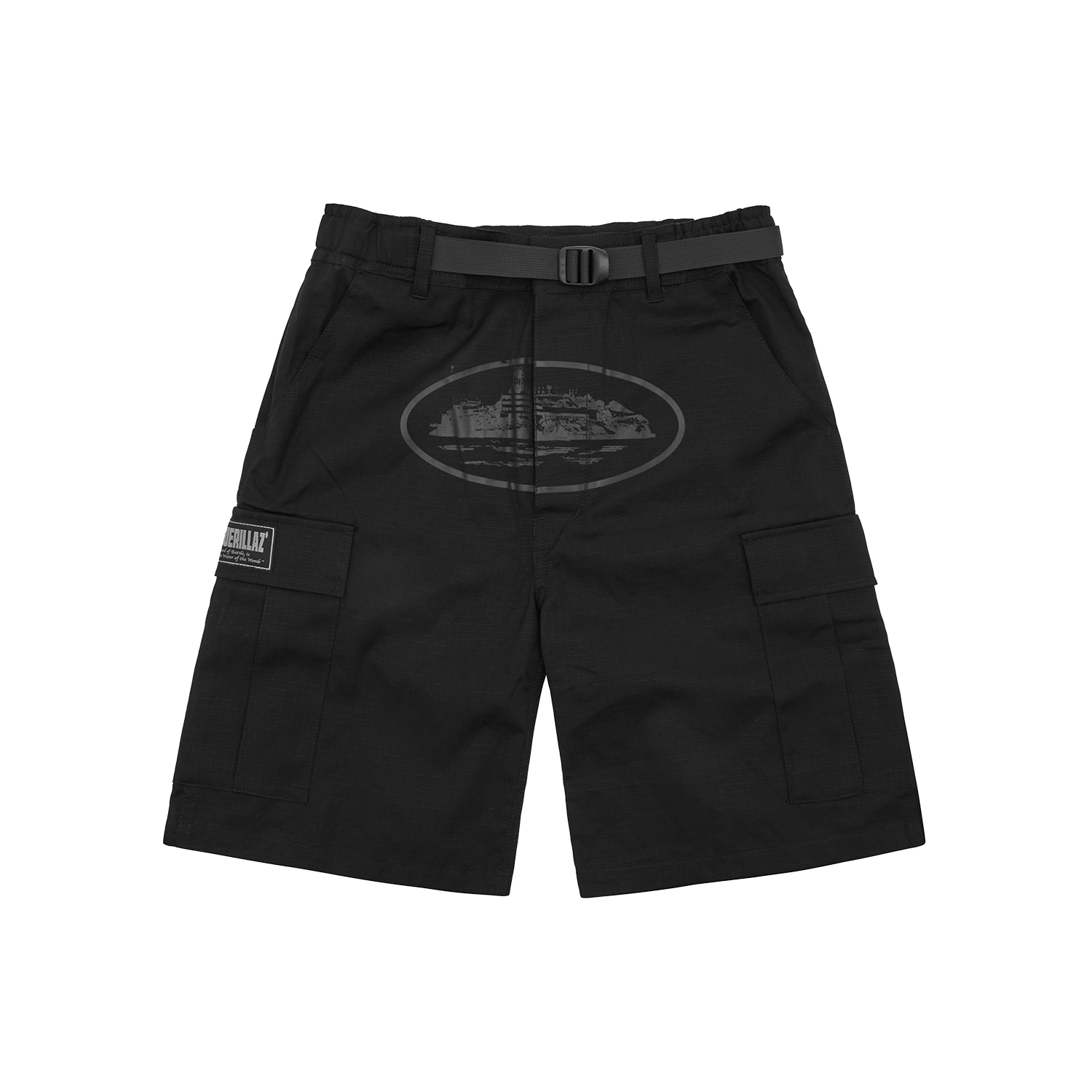 ALCATRAZ CARGO SHORT [TRIPLE BLACK]